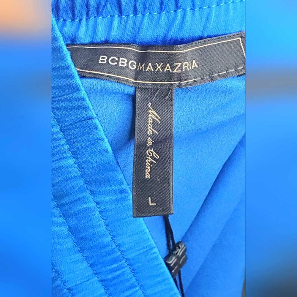 NWT BCBG Maxazria- size L- jacket rainbow crop -satin linning - Picture 5 of 9
